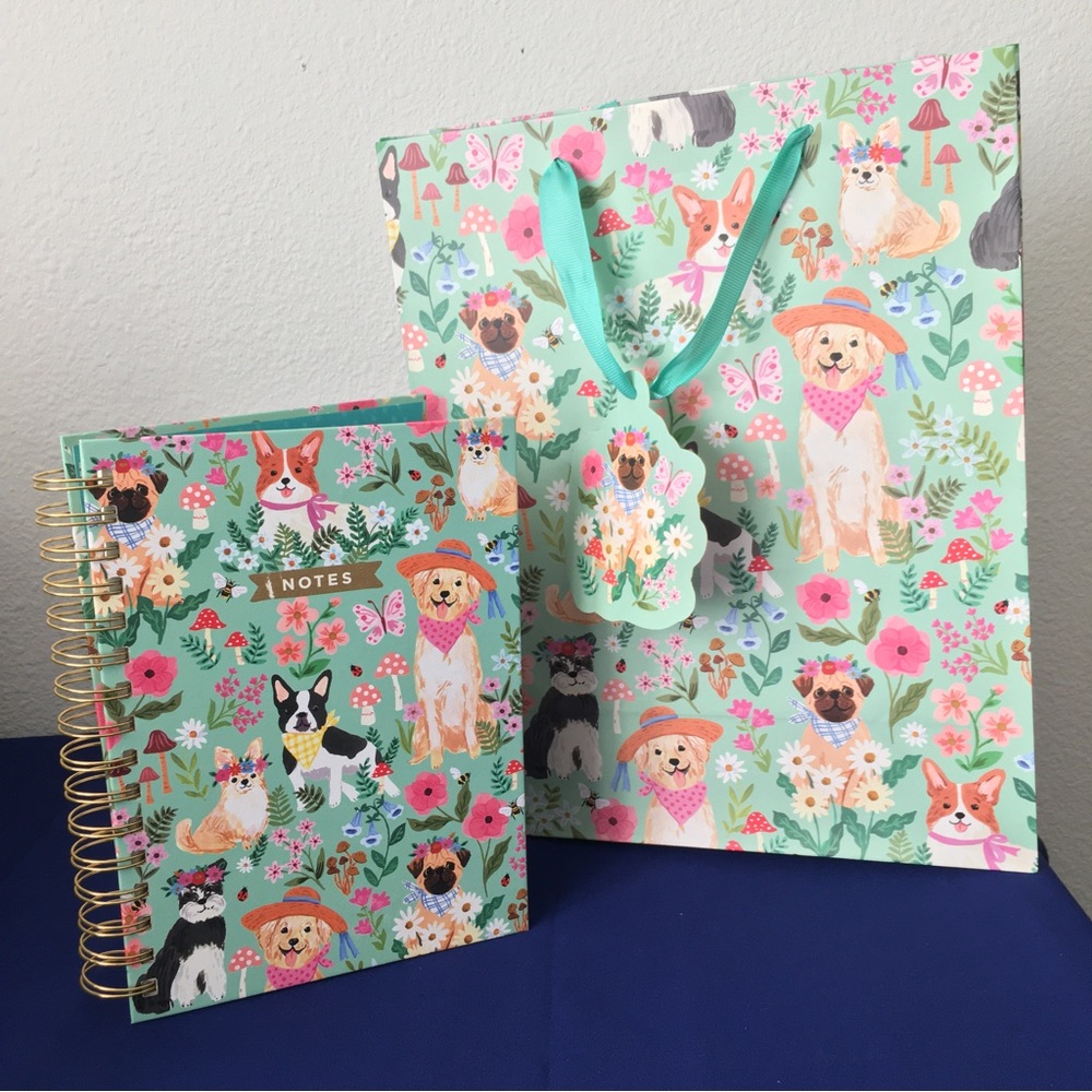 Clementine Puppy Garden Gift Bag